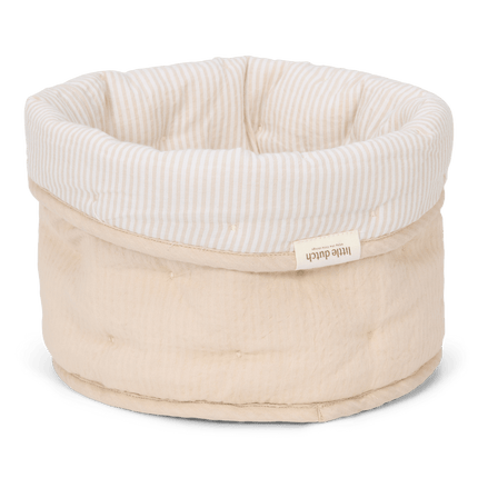 Commodemandje klein - Pure Soft Beige Stripe - Babywinkel - 8721122584446