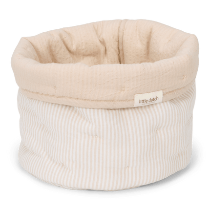 Commodemandje klein - Pure Soft Beige Stripe - Babywinkel - 8721122584446