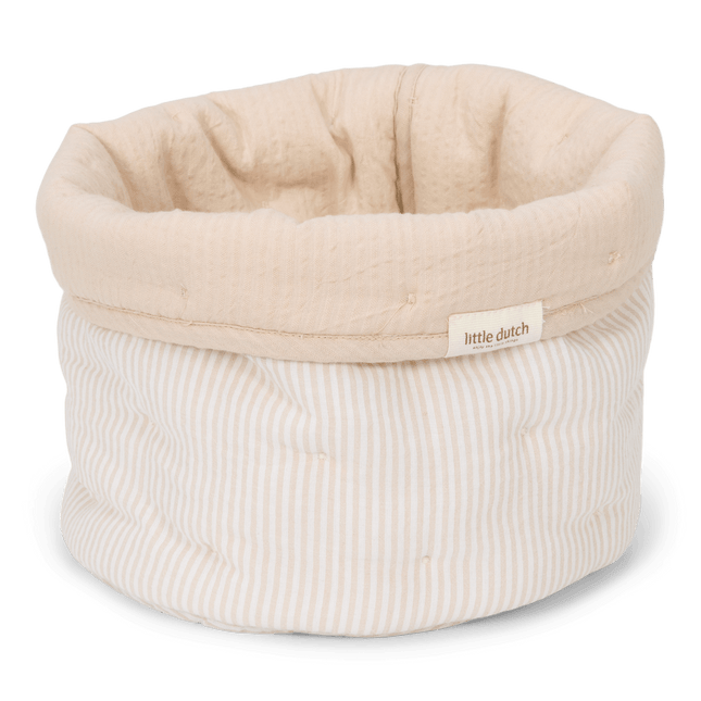 Commodemandje klein - Pure Soft Beige Stripe - Babywinkel - 8721122584446