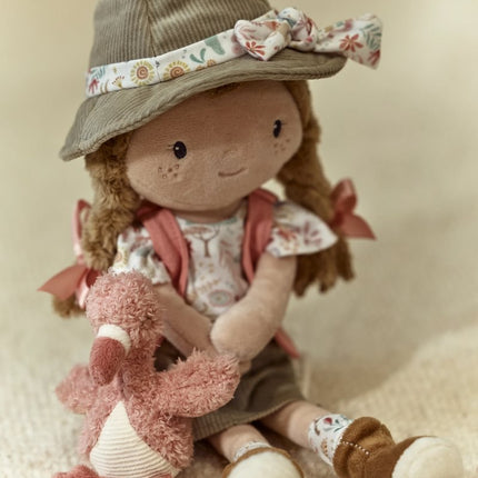 <tc>Little Dutch</tc> Muñeca de peluche Rosa Safari
