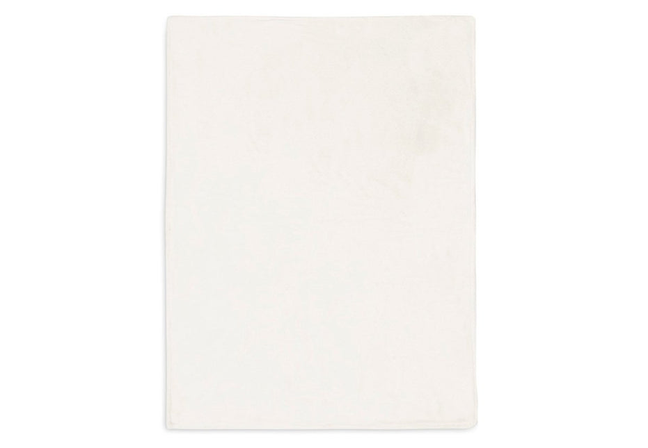 Jollein Ledikantdeken Basic Knit Ivory/Coral Fleece 100X150Cm koop je bij Babywinkel