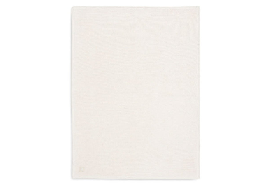 Jollein Ledikantdeken Basic Knit Ivory/Coral Fleece 100X150Cm koop je bij Babywinkel