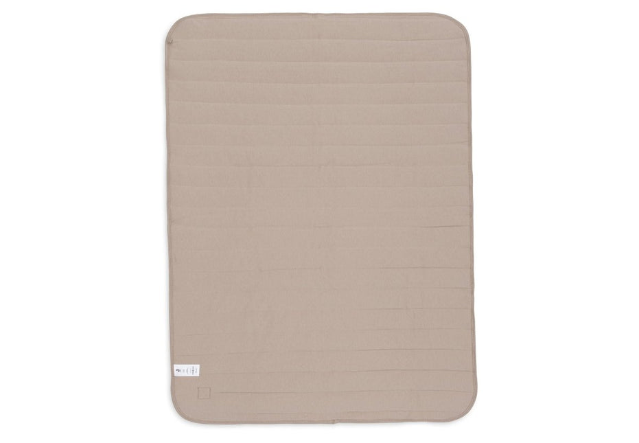 Jollein Wiegdeken Velvet Rib/ Milky Coffee 75X100Cm koop je bij Babywinkel