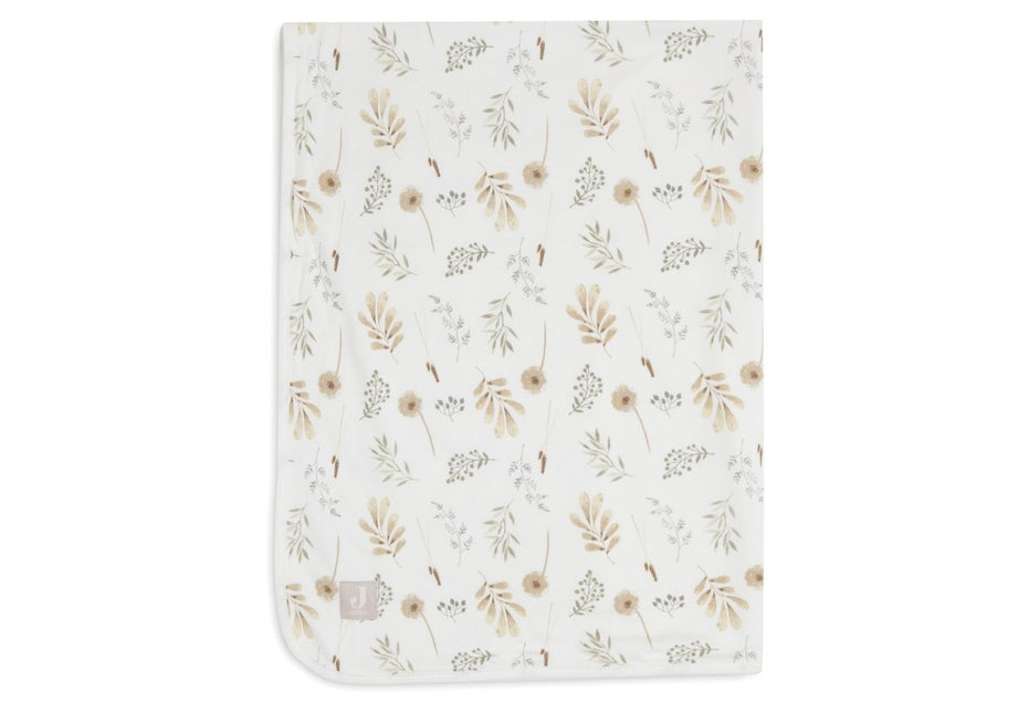 Deken Wieg Jersey 75x100cm - Wild Flowers - Babywinkel - 8717329369580