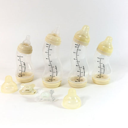 Difrax Startersset 1: Transparant Wit - Difrax - Babywinkel - 8711736575602