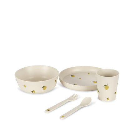 Konges Slojd Kinderservies Set Lemon koop je bij Babywinkel