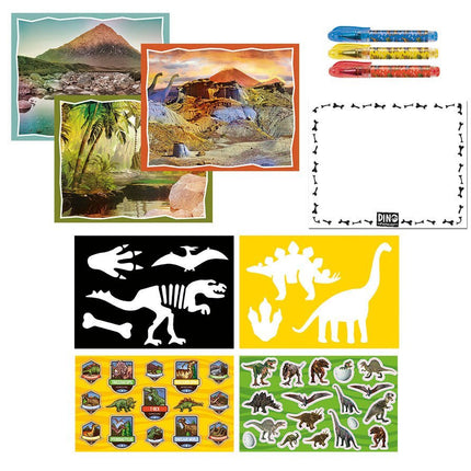 Dino Knutsel Boek 3 delig - Babywinkel - 8714274075115