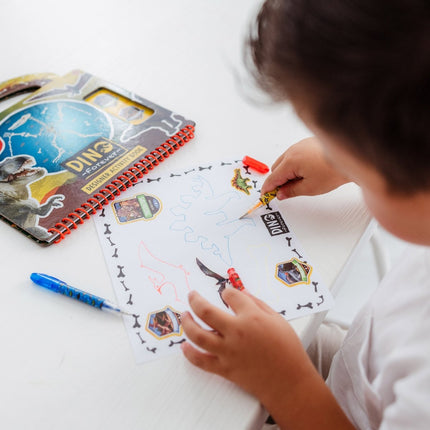 Dino Knutsel Boek 3 delig - Babywinkel - 8714274075115