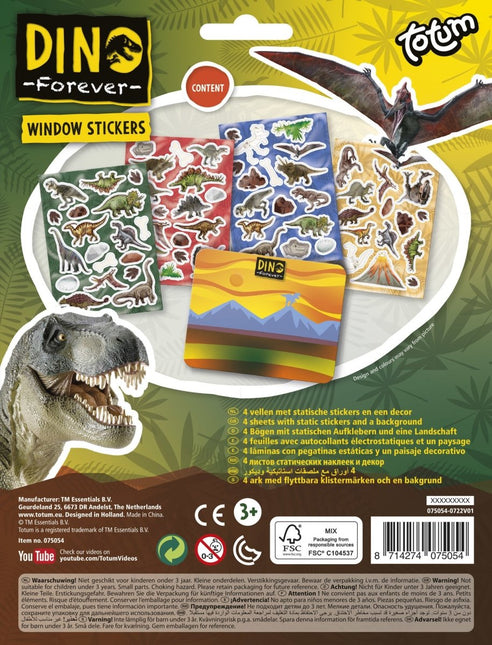 Dino Raamstickers - Babywinkel - 8714274075054