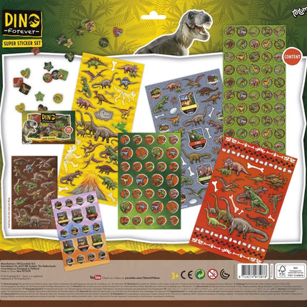 Dino Stickerset Groot - Babywinkel - 8714274075078