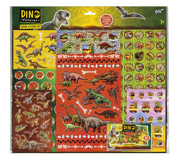 Dino Stickerset Groot - Babywinkel - 8714274075078