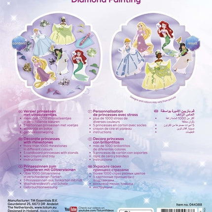 Disney Prinsessen Diamond Painting - Babywinkel - 8714274044388