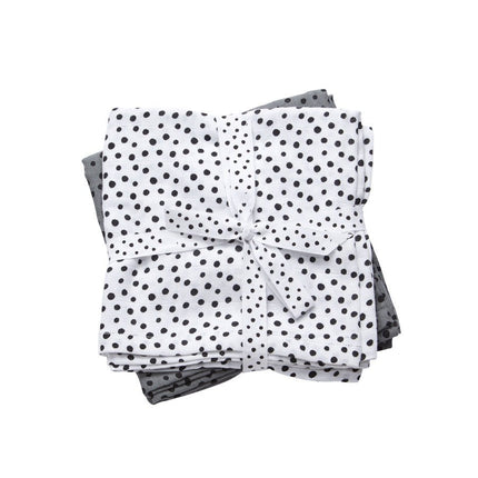 Done by Deer Hydrofiele Doek Happy Dots Grey 2st - Done by Deer - Babywinkel - 5712643306894