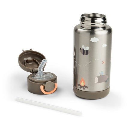 Done by Deer Thermos Rietjesfles Tiny Trails Sand 340ml koop je bij Babywinkel