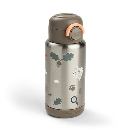 Done by Deer Thermos Rietjesfles Tiny Trails Sand 340ml koop je bij Babywinkel