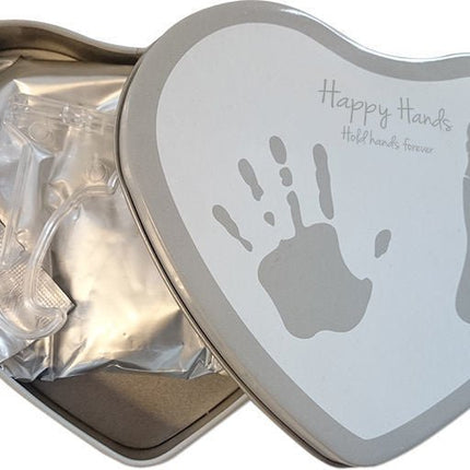 Dooky Geschenkdoosje Heart Shape Silver Happy Hands - Dooky - Babywinkel - 5038278981733