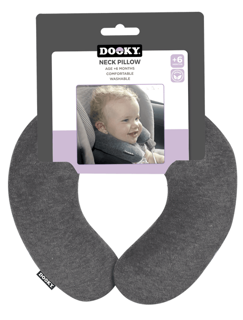 Dooky Kussen Nek Donker Grijs koop je bij Babywinkel