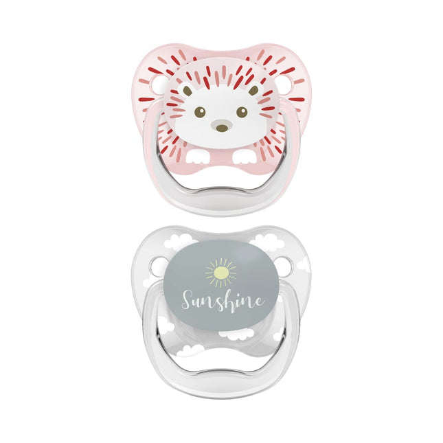 Dr. Brown's Speen Fase 1 Roze 2 - pack animal faces - Babywinkel - 072239311905