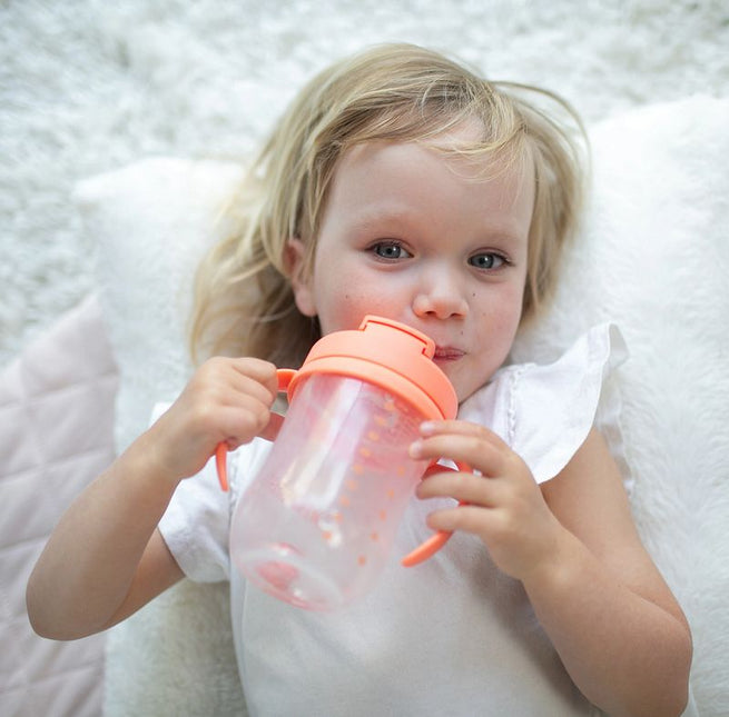 <tc>Dr. Brown's</tc> Vaso con pajita para bebés «Coral», 270 ml