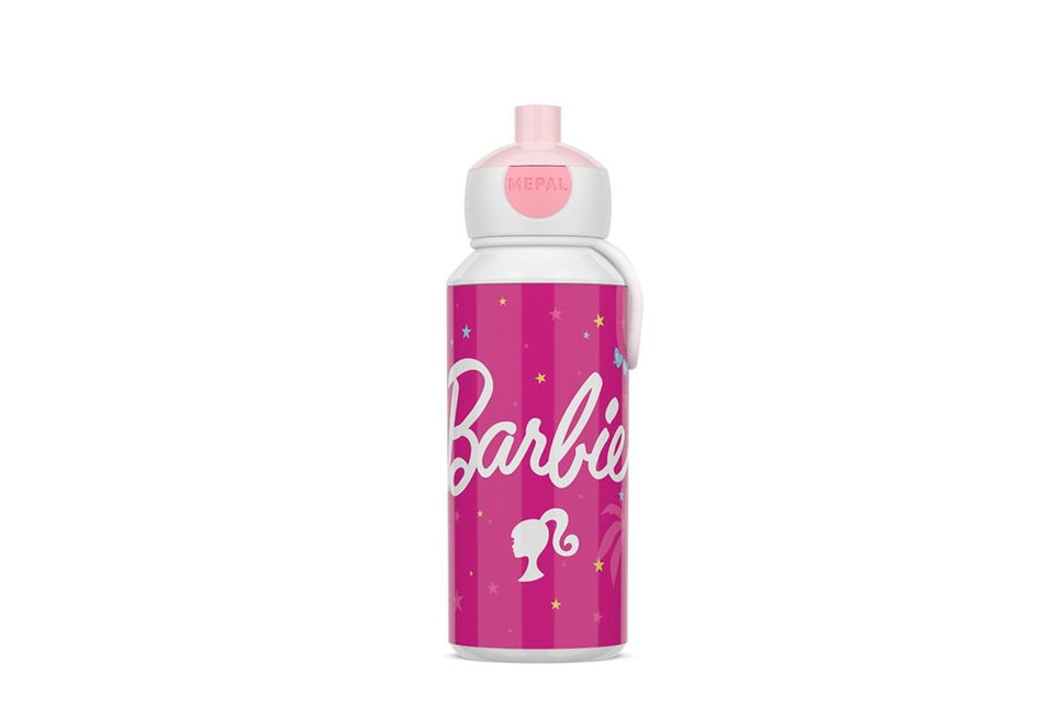 Drinkfles pop - up Campus 400 ml - Barbie koop je bij Babywinkel