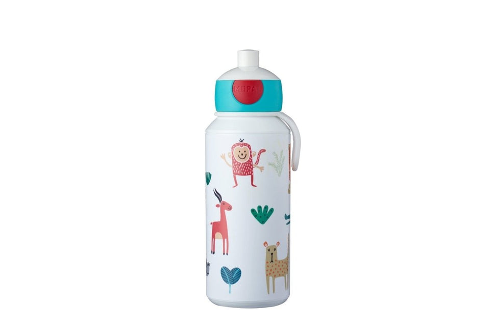 Drinkfles Pop - Up Campus 400ml Animal Friends - Babywinkel - 8711269947488