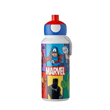 Drinkfles Pop - Up Campus 400ml Avengers - Babywinkel - 8720294012627