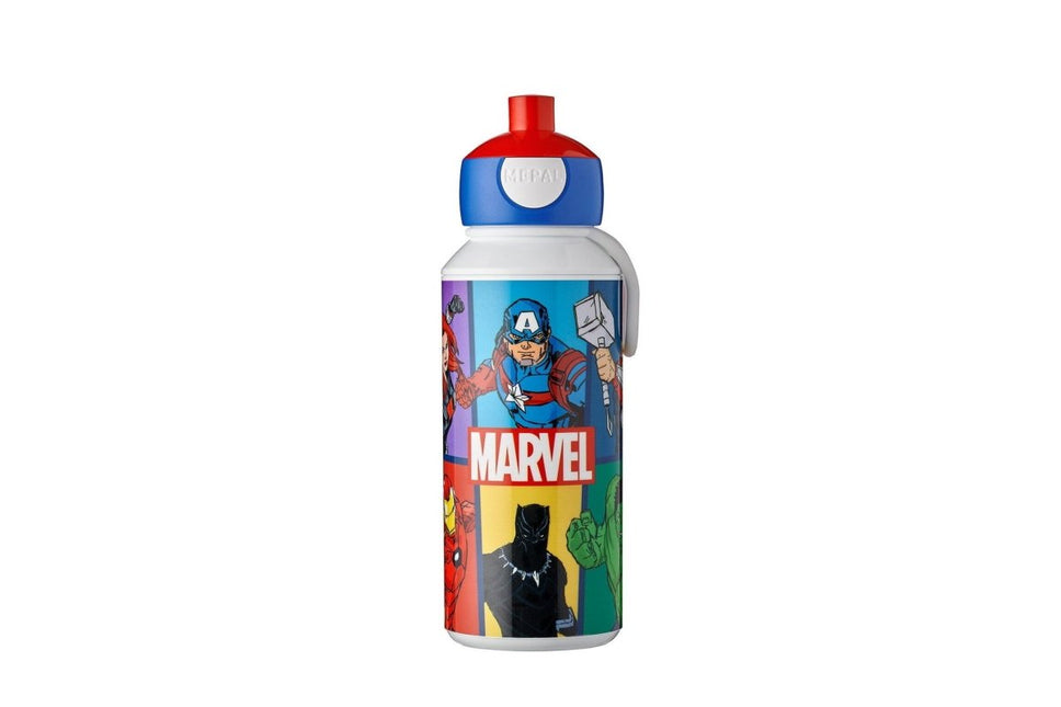 Drinkfles Pop - Up Campus 400ml Avengers - Babywinkel - 8720294012627