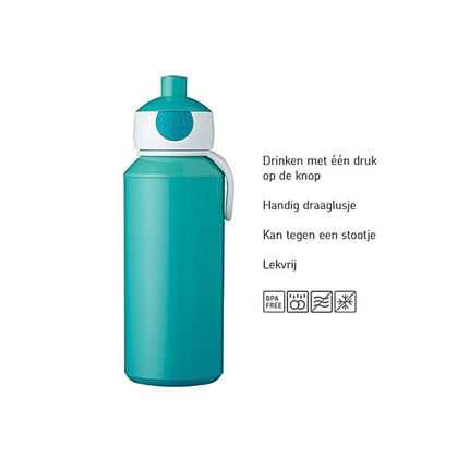 Drinkfles Pop - Up Campus 400ml Avengers - Babywinkel - 8720294012627