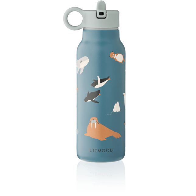 Liewood Waterfles Falk 350Ml Arctic Sea/Ocean View koop je bij Babywinkel