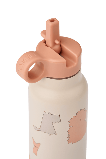 Liewood Waterfles Falk 350Ml Cats And Dogs/Sandy koop je bij Babywinkel