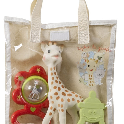 <tc>Sophie de Giraf</tc> Bolsa de regalo mordedor con mordedor y sonajero