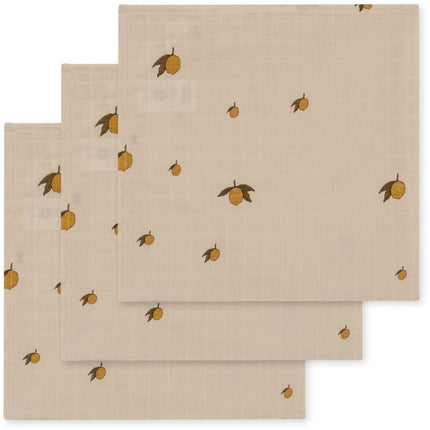 Konges Sløjd Paño hidrófilo Limón 65cm 3pcs