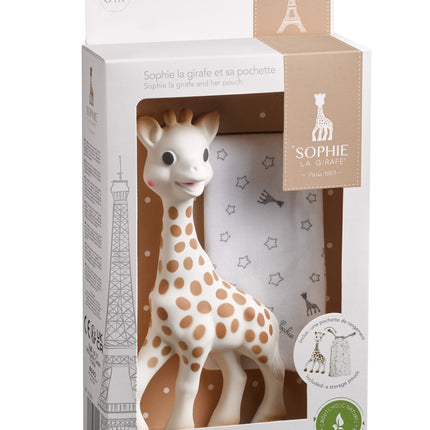 <tc>Sophie de Giraf</tc> Anillo de dentición Jirafa en caja de regalo blanca con bolsa de almacenamiento