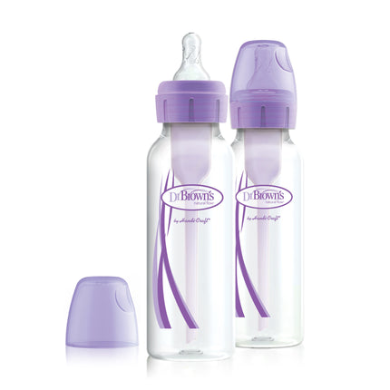 <tc>Dr. Brown's</tc> Opciones+botella estándar 250ml duopack morado