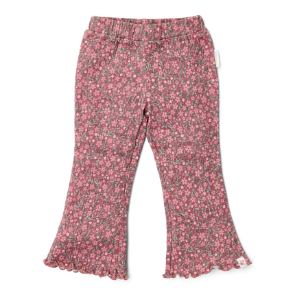 Pantalones acampanados Flor Rouge