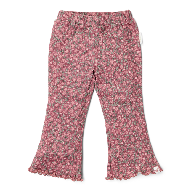 Pantalones acampanados Flor Rouge