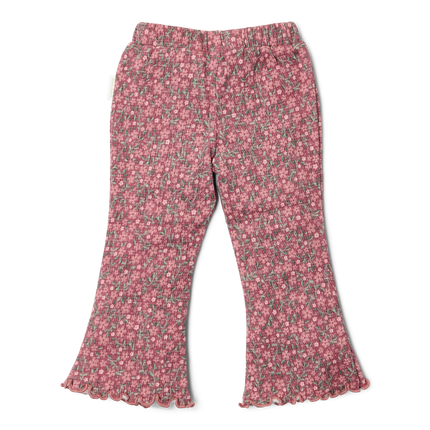 Pantalones acampanados Flor Rouge