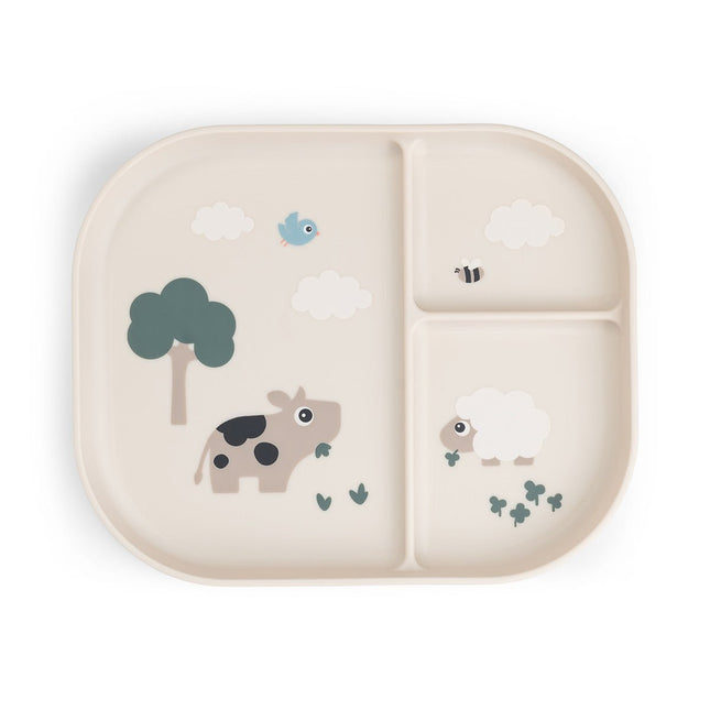 Foodie compartment plate Tiny farm - Babywinkel - 5712643055341