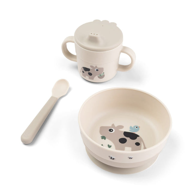 Foodie first meal set suction Tiny farm - Babywinkel - 5712643060116