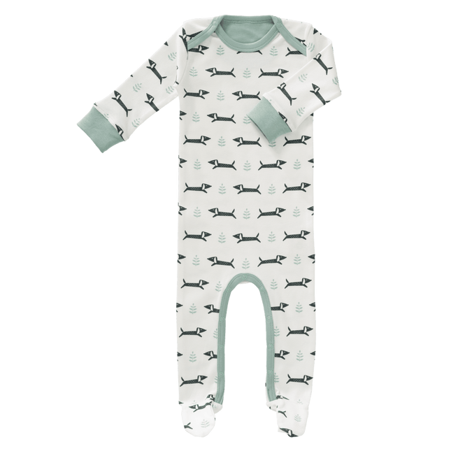 Fresk Baby Pyjama Met Voet Dachsy koop je bij Babywinkel