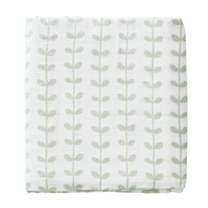 Fresk Hydrofiele Doek Leaves Mint 120cm 2st - Fresk - Babywinkel - 8718754239257