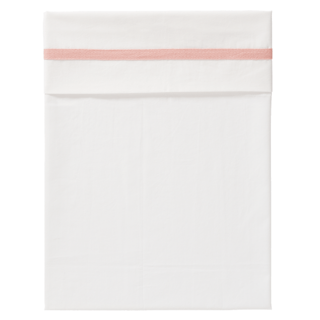 Fresk Ledikantlaken Vissengraat Mellow Rose 120x150cm koop je bij Babywinkel
