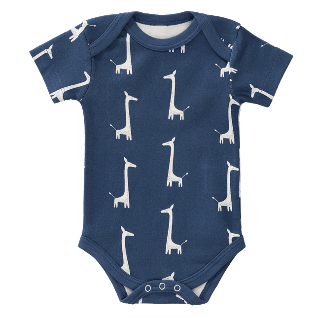 Fresk Romper Korte Mouw Giraf Indigo Blue koop je bij Babywinkel