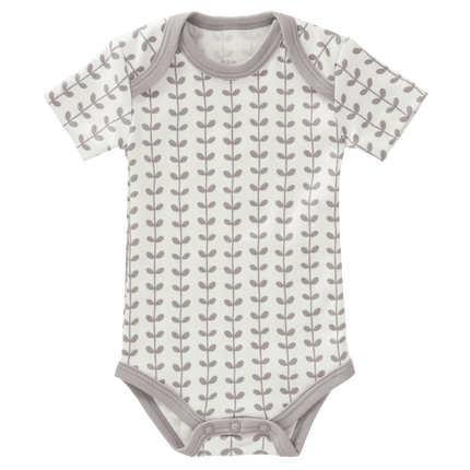 Fresk Romper Korte Mouw Leaves Grey - Fresk - Babywinkel - 8718754234924