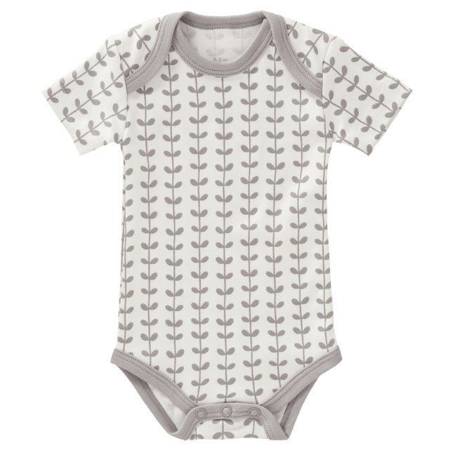 Fresk Romper Korte Mouw Leaves Grey - Fresk - Babywinkel - 8718754234924