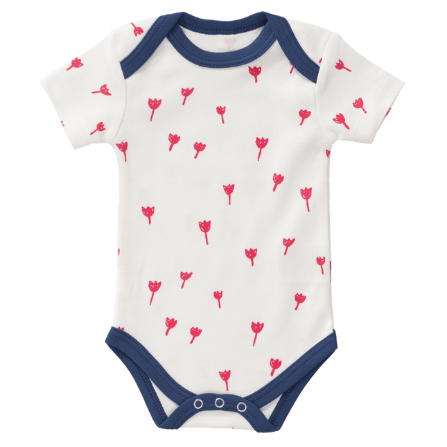 Fresk Romper Korte Mouw Tulip Red - Fresk - Babywinkel - 8719638231787