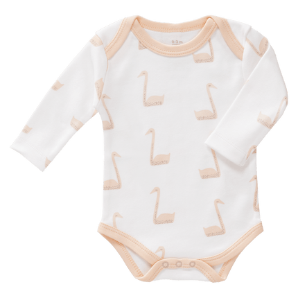 Fresk Romper Lange Mouw Swan Pale Peach - Fresk - Babywinkel - 8719638231411