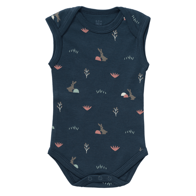 Fresk Romper Rabbit Mood Indigo - Fresk - Babywinkel - 8720574692693
