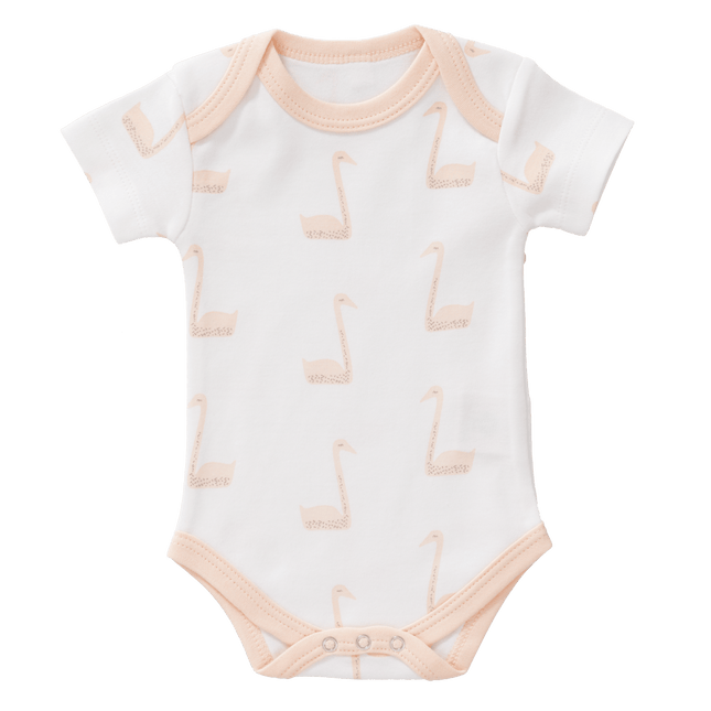 Fresk Romper Swan Korte Mouwen Pale Peach - Fresk - Babywinkel - 8719638231510