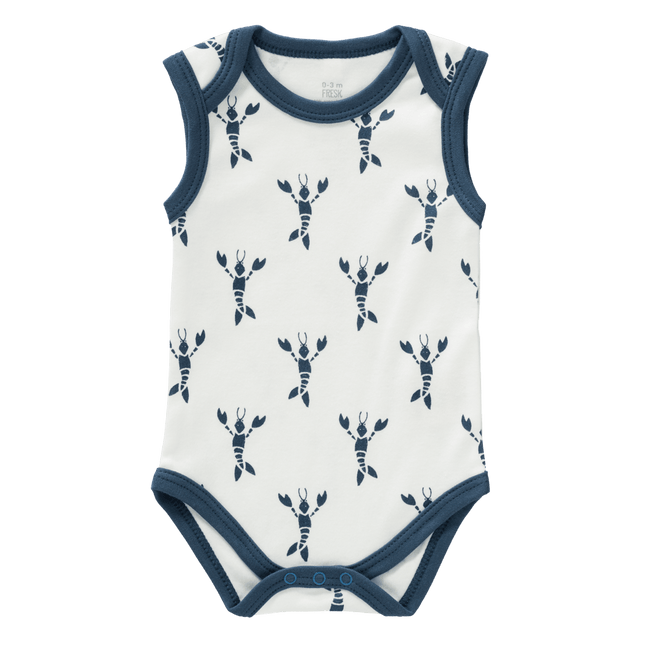Fresk Romper Zonder Mouw Lobster Indigo Blue - Fresk - Babywinkel - 8719638235471